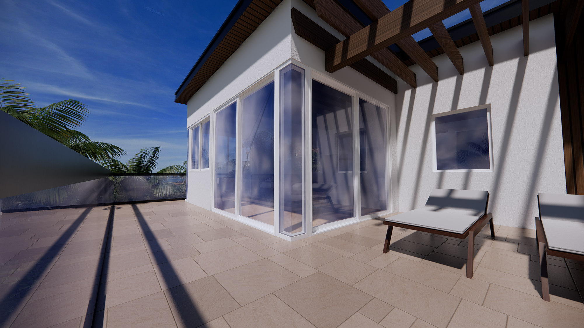 Exterior of TonyView patented window product